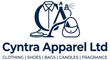Logo of Cyntra Apparel Ltd with clothing, shoes, and bag illustrations on a white background.