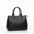 Structured Leather Tote Bag