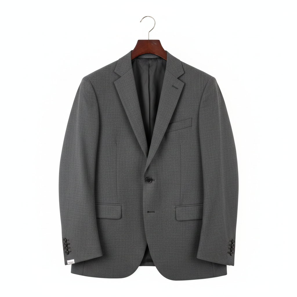 Tailored Charcoal Blazer
