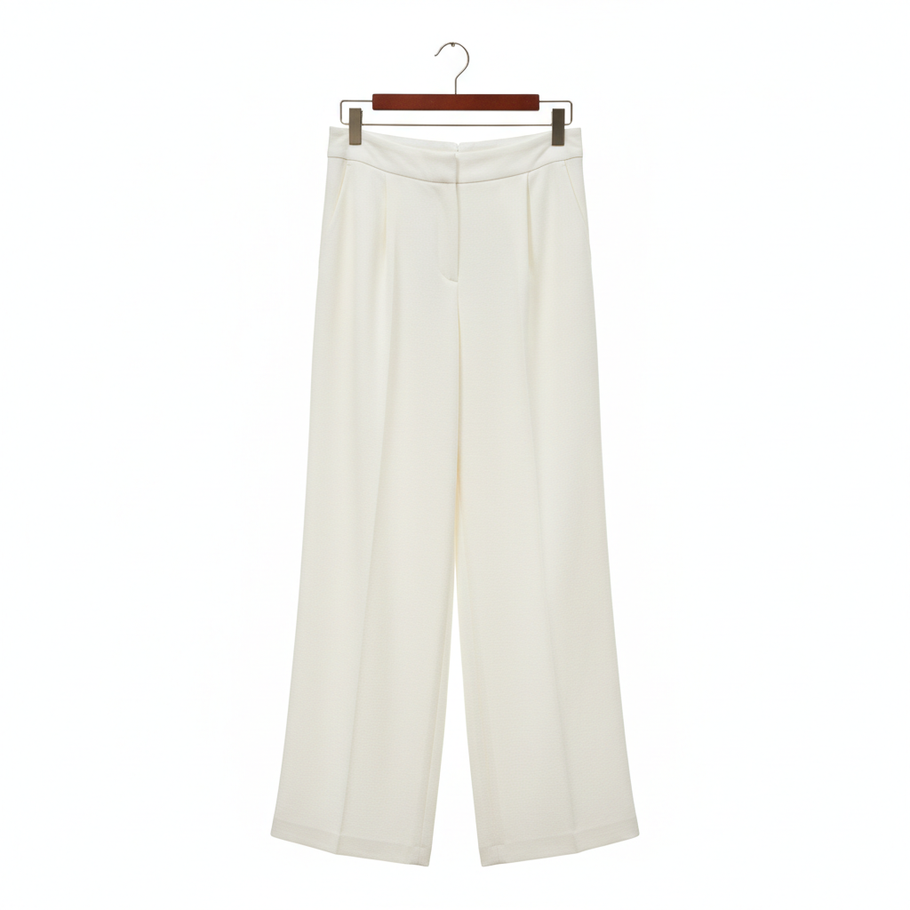 High Waist Wide Leg Trousers